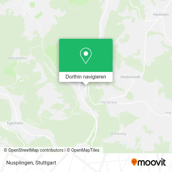 Nusplingen Karte