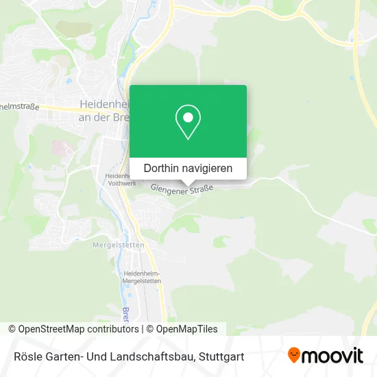 Rösle Garten- Und Landschaftsbau Karte