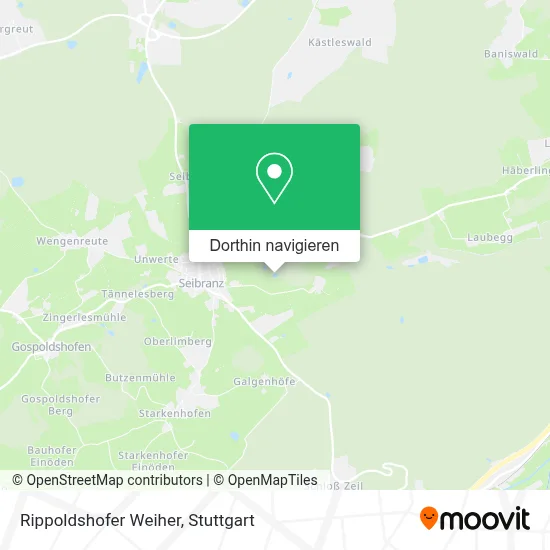 Rippoldshofer Weiher Karte
