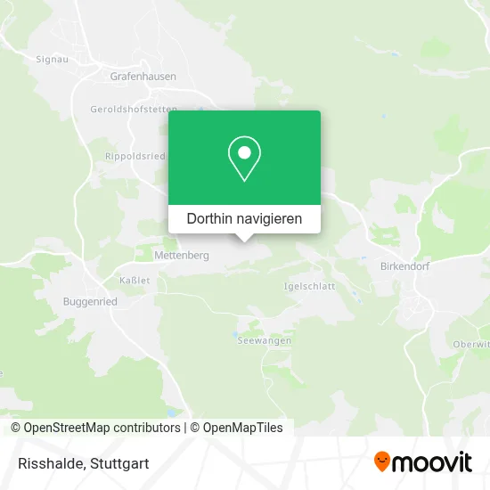 Risshalde Karte