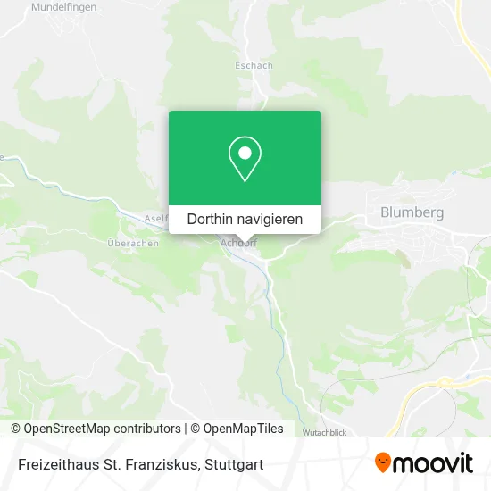 Freizeithaus St. Franziskus Karte
