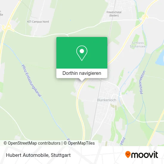 Hubert Automobile Karte