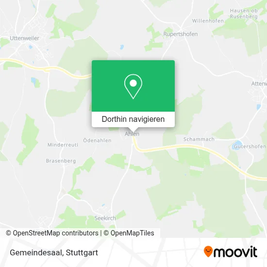 Gemeindesaal Karte