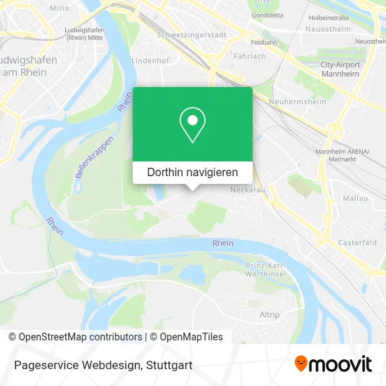 Pageservice Webdesign Karte