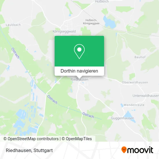 Riedhausen Karte