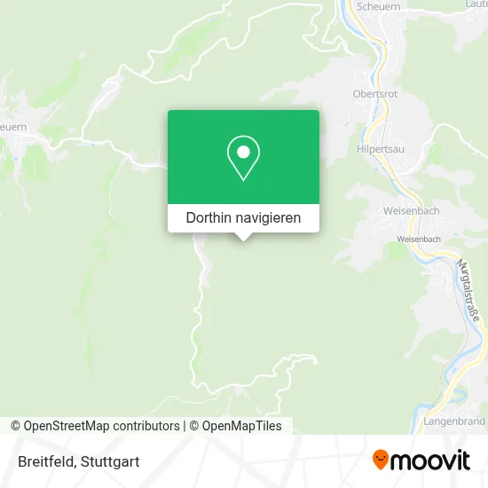 Breitfeld Karte