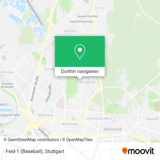 Feld-1 (Baseball) Karte