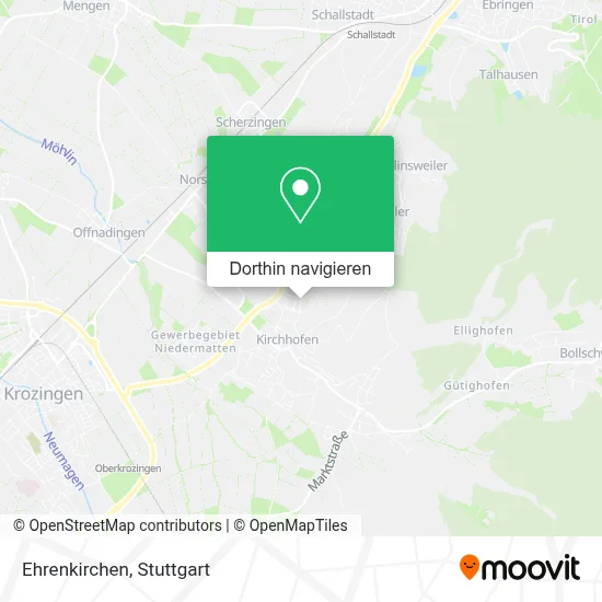 Ehrenkirchen Karte