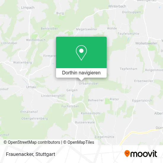 Frauenacker Karte