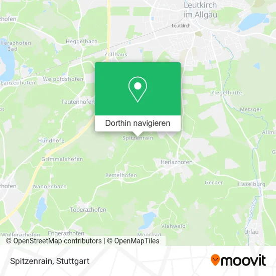 Spitzenrain Karte