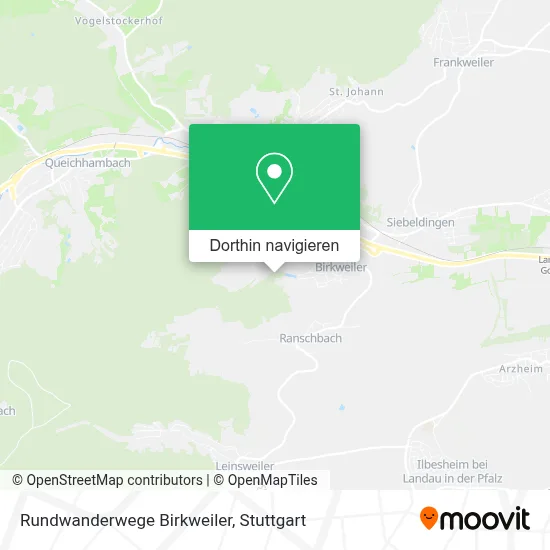 Rundwanderwege Birkweiler Karte
