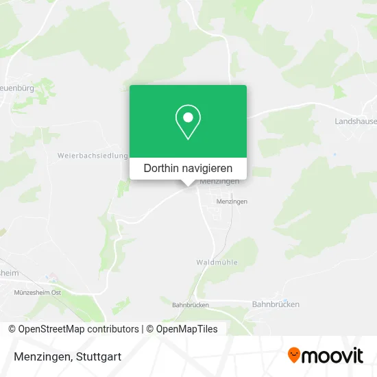 Menzingen Karte