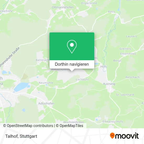 Talhof Karte