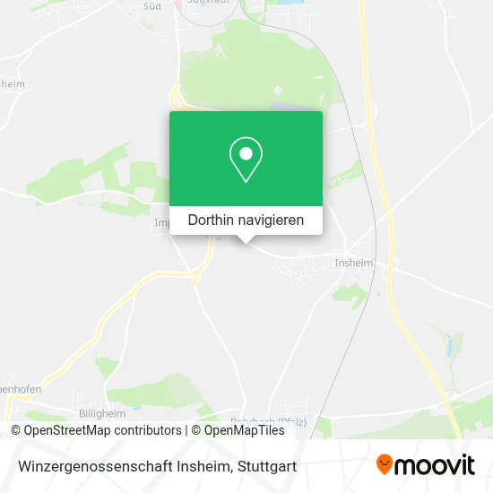 Winzergenossenschaft Insheim Karte