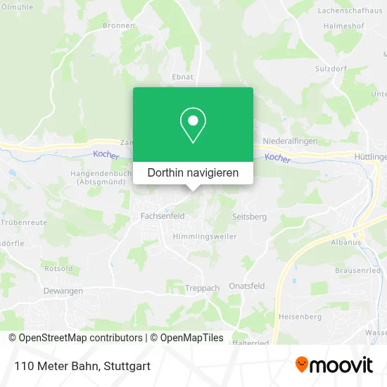 110 Meter Bahn Karte