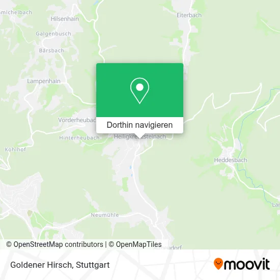 Goldener Hirsch Karte