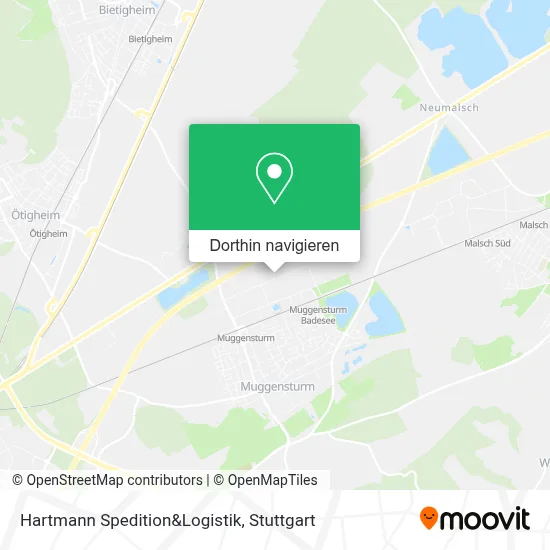Hartmann Spedition&Logistik Karte