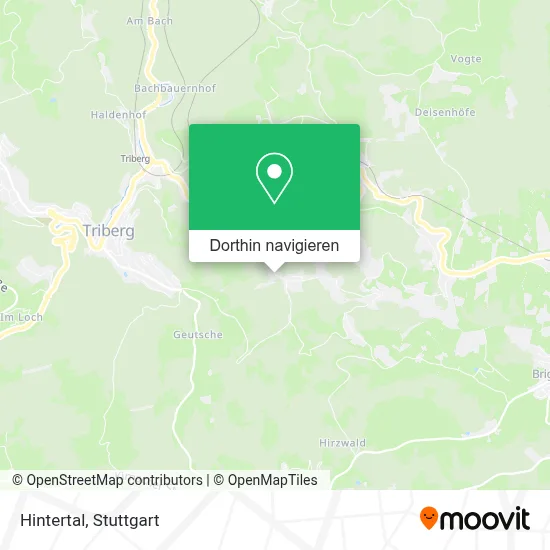 Hintertal Karte
