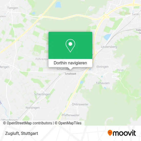 Zugluft Karte