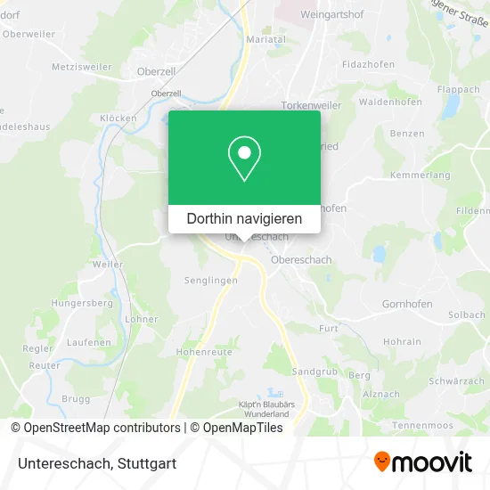Untereschach Karte