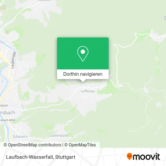 Laufbach-Wasserfall Karte