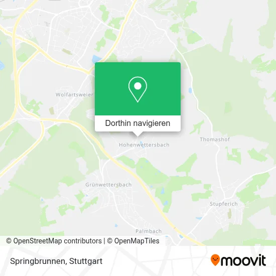 Springbrunnen Karte