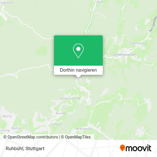 Ruhbühl Karte