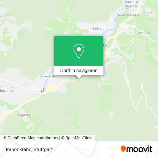 Rabenkrähe Karte