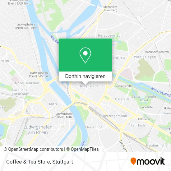 Coffee & Tea Store Karte