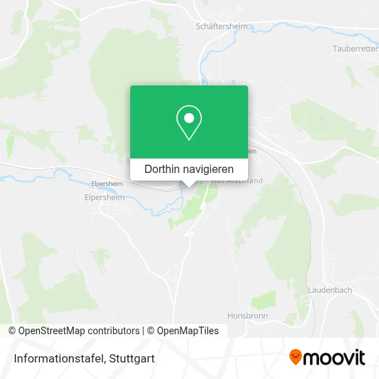 Informationstafel Karte