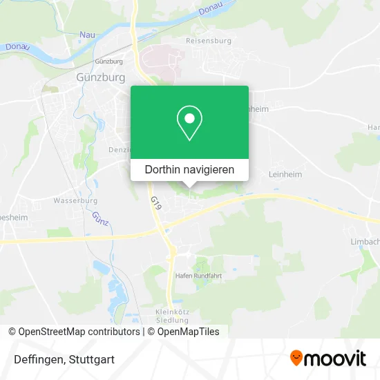 Deffingen Karte