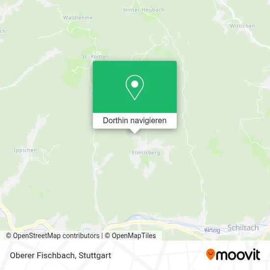 Oberer Fischbach Karte