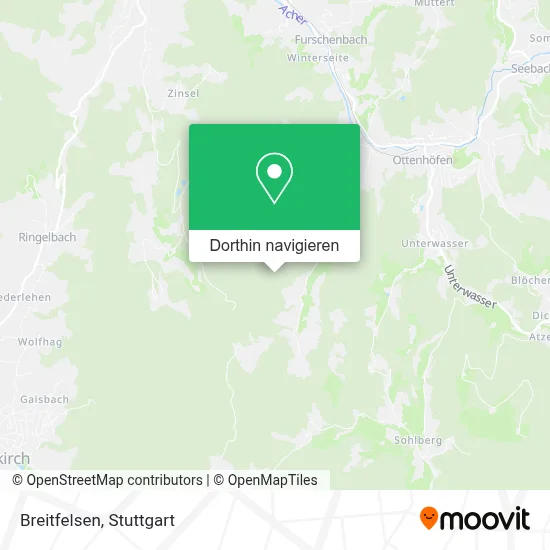 Breitfelsen Karte