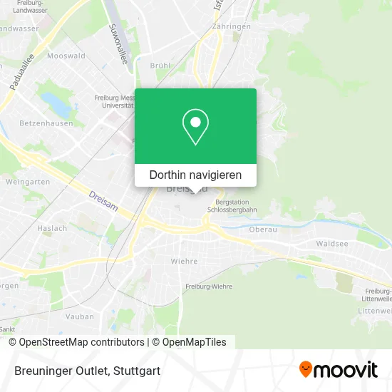 Breuninger Outlet Karte
