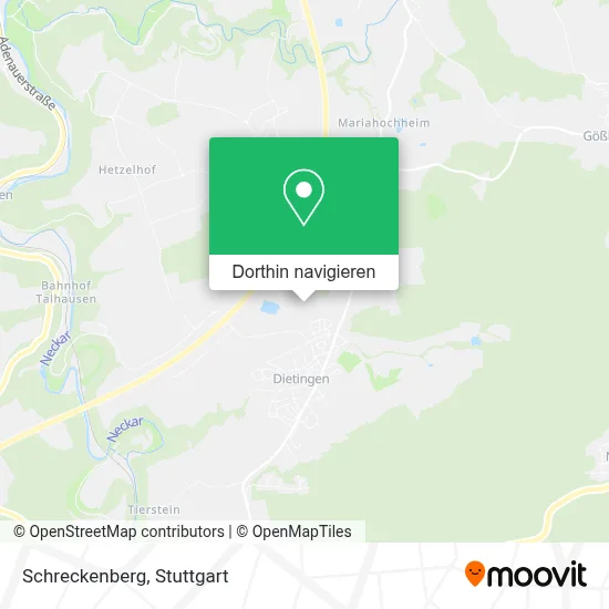 Schreckenberg Karte