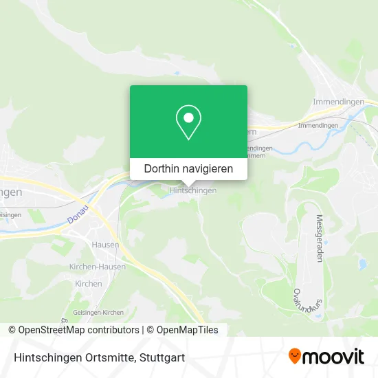 Hintschingen Ortsmitte Karte