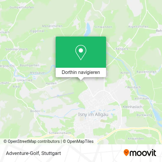 Adventure-Golf Karte