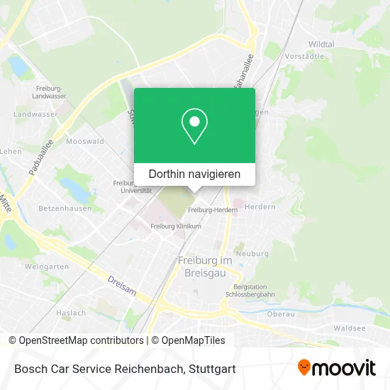 Bosch Car Service Reichenbach Karte