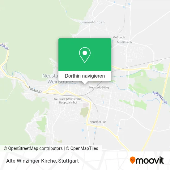 Alte Winzinger Kirche Karte
