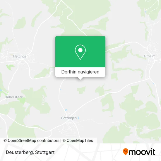 Deusterberg Karte