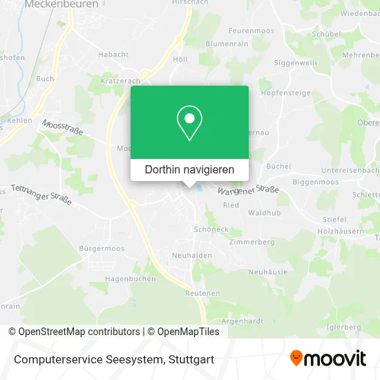Computerservice Seesystem Karte