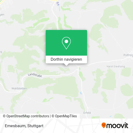 Emesbaum Karte