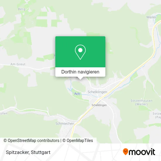 Spitzacker Karte