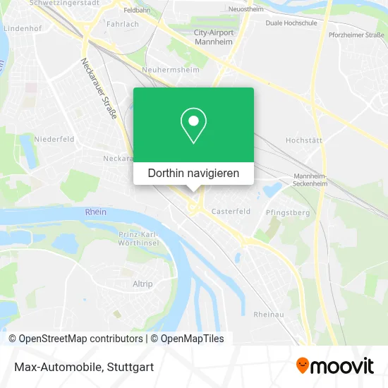 Max-Automobile Karte