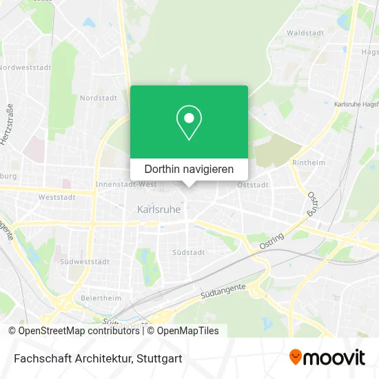 Fachschaft Architektur Karte