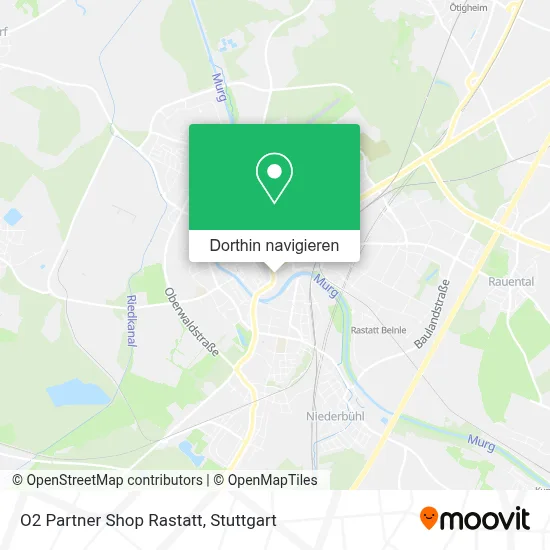 O2 Partner Shop Rastatt Karte