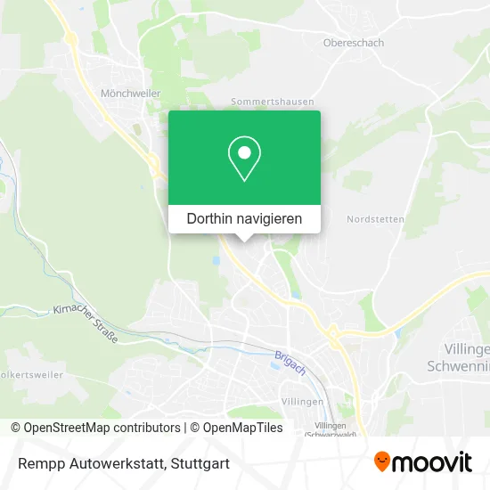Rempp Autowerkstatt Karte