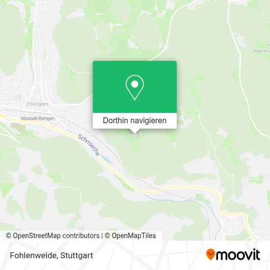 Fohlenweide Karte