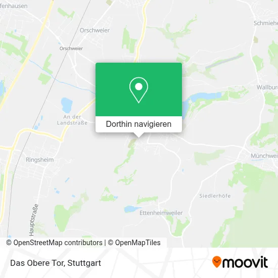 Das Obere Tor Karte