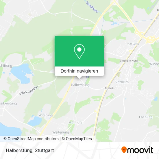 Halberstung Karte
